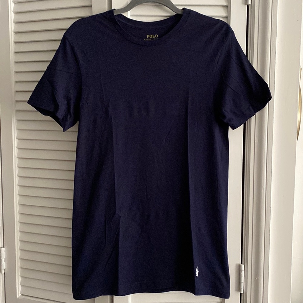 POLO tshirt, sz S, navy blue